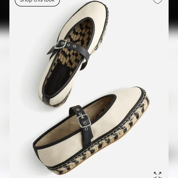 Madewell Shoes - Madewell Remy Mary Jane Espadrille NV816 Size 6